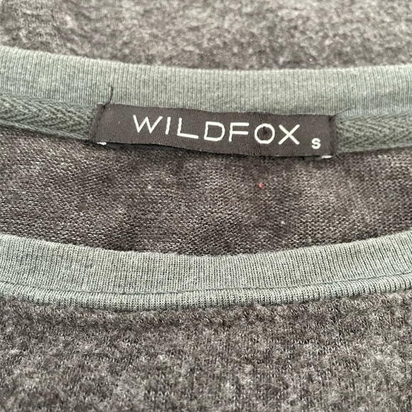Wildfox Succulent Green Grey Pullover - Picture 3 of 8